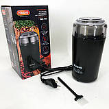 Кавомолка роторна для подрібнення кавових зерен, Універсальна побутова кавомолка для перцю KH-93, фото 2