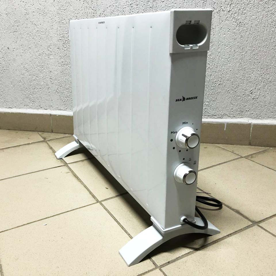 Безпечний обігрівач для дому SeaBreeze, Конвектор для опалення вологих приміщень Обігрівач гаража RQ-36, фото 1