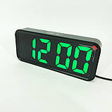 Годинник з дисплеєм температури і вологості повітря DT-6508, Годинник з показом температури і вологості JS-10, фото 2