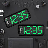 Годинник з дисплеєм температури і вологості повітря DT-6508, Годинник з показом температури і вологості JS-10, фото 3