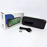 Годинник з дисплеєм температури і вологості повітря DT-6508, Годинник з показом температури і вологості JS-10, фото 4