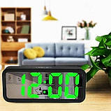Годинник з дисплеєм температури і вологості повітря DT-6508, Годинник з показом температури і вологості JS-10, фото 6