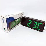 Годинник з дисплеєм температури і вологості повітря DT-6508, Годинник з показом температури і вологості JS-10, фото 9