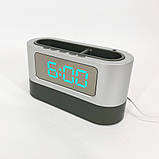 Годинник світлодіодний настільний хороші 038, Настільний годинник зі світлодіодним дисплеєм LO-13, фото 3