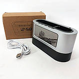 Годинник світлодіодний настільний хороші 038, Настільний годинник зі світлодіодним дисплеєм LO-13, фото 5