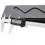 Електронний штангенциркуль 150 мм з LCD дисплеєм, Цифровий штангенциркуль циркуль HV-53, фото 5