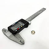 Електронний штангенциркуль 150 мм з LCD дисплеєм, Цифровий штангенциркуль циркуль HV-53, фото 9