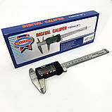 Електронний штангенциркуль 150 мм з LCD дисплеєм, Цифровий штангенциркуль циркуль HV-53, фото 10