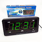 Настільний електронний годинник цифра Caixing, Настільний годинник з електронною індикацією AC-96, фото 2