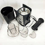 Шнекова соковижималка сік із моркви Domotec, Соковижималка для помідорів електрична AI-75, фото 10