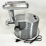 Потужна побутова електром'ясорубка для дому DOMOTEC MS-2021S 3000 Вт, М'ясорубка для приготування VS-45, фото 6