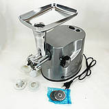 Потужна побутова електром'ясорубка для дому DOMOTEC MS-2021S 3000 Вт, М'ясорубка для приготування VS-45, фото 8