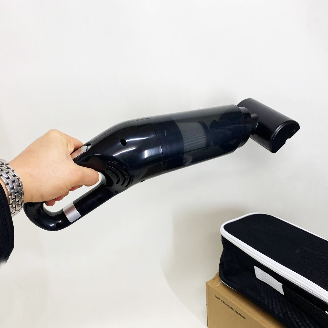 Автомобільний пилосос LT-113 потужність 120 Вт акумуляторний 30 хвилин роботи AL-16, фото 1