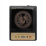 Надійна кухонна плита Domotec MS-5833 2000 Вт, Плита електро для домашнього приготування OA-99, фото 6