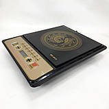 Надійна кухонна плита Domotec MS-5833 2000 Вт, Плита електро для домашнього приготування OA-99, фото 5