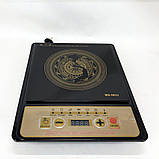 Надійна кухонна плита Domotec MS-5833 2000 Вт, Плита електро для домашнього приготування OA-99, фото 8