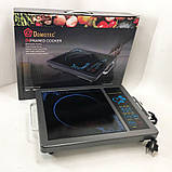 Плита підлогова потужна Domotec MS-5842 2000 Вт, Побутова плита для приготування, Міні-плита для дому HB-58, фото 7