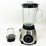 Блендер для кухні подрібнювач з чашею Domotec, Портативный блендер для смузи, Блендери кухонні GJ-97, фото 8