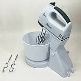 Міксер електричний побутовий Domotec, Ручний міксер-мішалка, Міксер для крему для обличчя CQ-23, фото 6