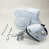 Міксер електричний побутовий Domotec, Ручний міксер-мішалка, Міксер для крему для обличчя CQ-23, фото 8