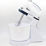 Міксер електричний побутовий Domotec, Ручний міксер-мішалка, Міксер для крему для обличчя CQ-23, фото 3
