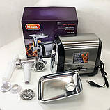 Побутова електром'ясорубка для м'яса з насадками Magio MG-269 2400 W, М'ясорубка металева SR-50, фото 10