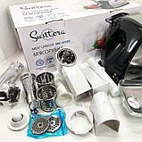 Електрична м'ясорубка з безліччю насадок Suntera SMG-5454SS 2200 Вт, Електрична м'ясорубка 2в1 HT-13, фото 4