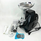 М'ясорубка з шинковкою кубиками Suntera SMG-5425B, Побутова м'ясорубка з насадками FA-13, фото 6