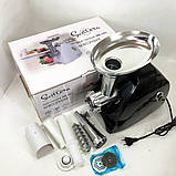 М'ясорубка з шинковкою кубиками Suntera SMG-5425B, Побутова м'ясорубка з насадками FA-13, фото 8