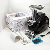 М'ясорубка з шинковкою кубиками Suntera SMG-5425B, Побутова м'ясорубка з насадками FA-13, фото 9