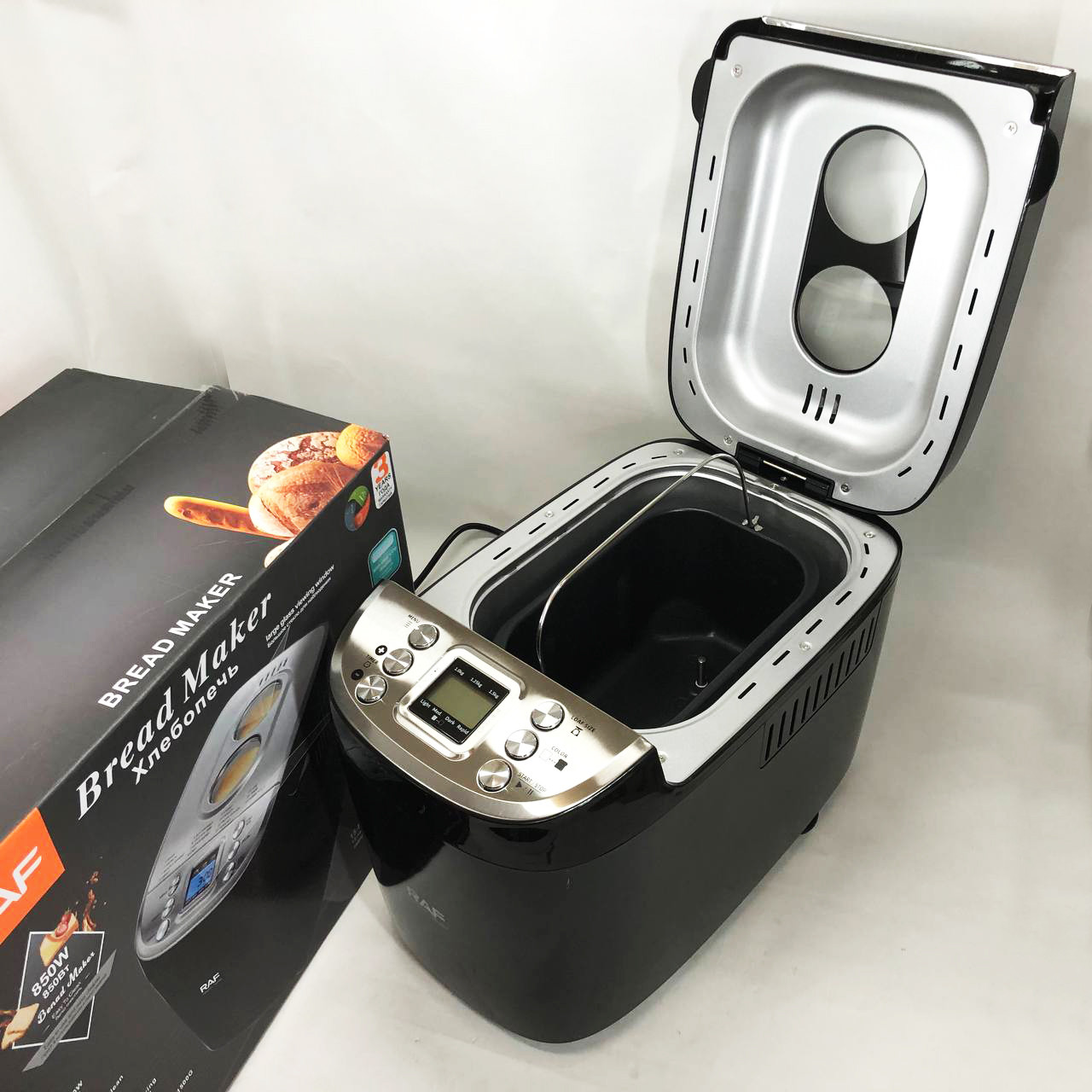 Хлібопічка з функцією підтримки тепла RAF, Хлібопічка для багетів з відстрочкою старту QK-18, фото 1