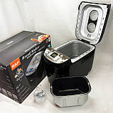 Хлібопічка з функцією підтримки тепла RAF, Хлібопічка для багетів з відстрочкою старту QK-18, фото 4