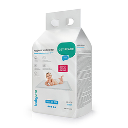 Гігієнічна пелюшка (40х60 см.) 20 шт+2 шт ./ "Babyono"