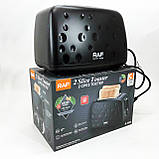 Тостер для грінок з підігрівом, Тостер хорошої якості з піддоном для збору крихт SF-92, фото 7