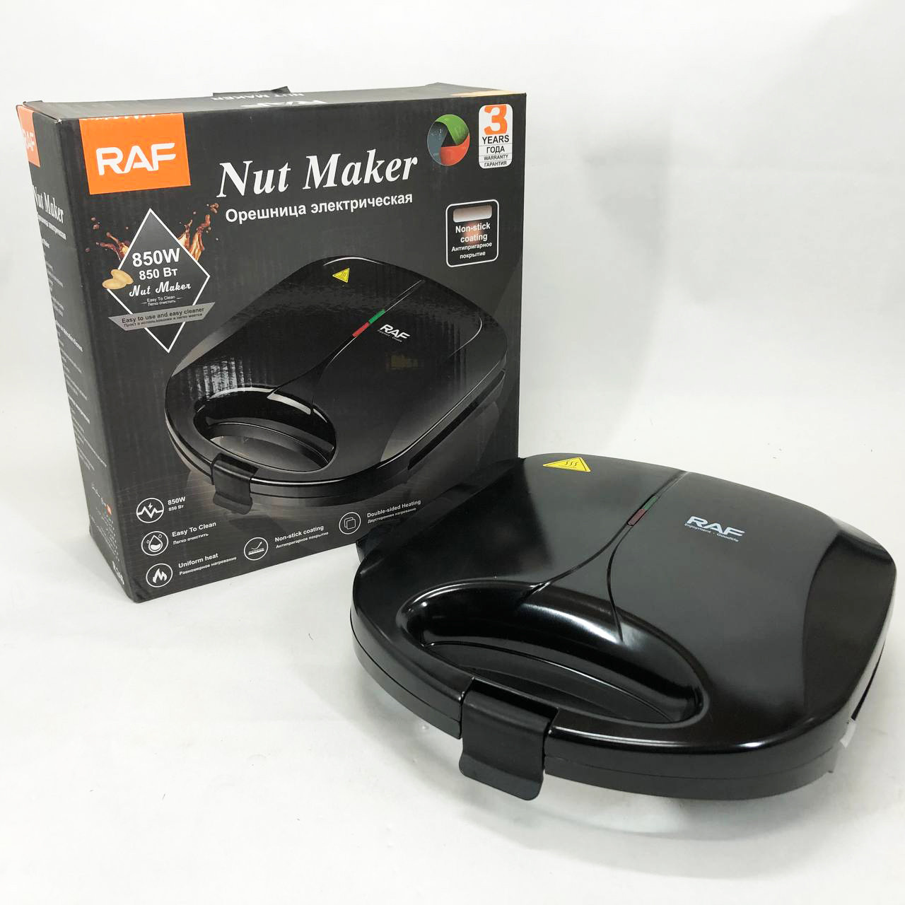 Міні вафельниця, Електровафельниця, Функціональна вафельниця, Побутова вафельниця Потужна QC-91, фото 1