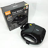 Міні вафельниця, Електровафельниця, Функціональна вафельниця, Побутова вафельниця Потужна QC-91, фото 10