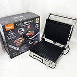 Настільний електрогриль для кухні RAF R.238 2200 Вт, Бутербродниця електрогриль, Гриль для м'яса овочів NH-75, фото 9