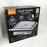 Настільний електрогриль для кухні RAF R.238 2200 Вт, Бутербродниця електрогриль, Гриль для м'яса овочів NH-75, фото 4