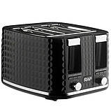 Тостер електричний на 2 грінки, Тостер зі ступенями підсмажування зі знімним піддоном OS-62, фото 3