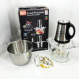 Електричний блендер для збивання RAF, Блендер із нержавіючою сталлю ножів для пюре і коктейлів LJ-51, фото 7