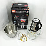 Електричний блендер для збивання RAF, Блендер із нержавіючою сталлю ножів для пюре і коктейлів LJ-51, фото 6