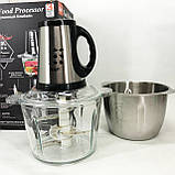 Електричний блендер для збивання RAF, Блендер із нержавіючою сталлю ножів для пюре і коктейлів LJ-51, фото 5