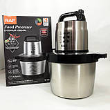 Блендер з гострим лезом RAF R.7008 6 л 1600 Вт, Блендер із подрібнювачем зручний для кухні VR-86, фото 8