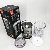 Машинка для помелу кави маленька RAF, Кавомолка для кави, Кавомолка електрична найкраща WH-66, фото 9