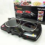 Плита електрична настільна професійна, Стильна електроплита, Якісна настільна електроплита CJ-30, фото 3