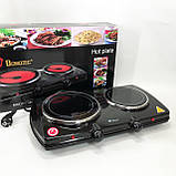 Плита електрична настільна професійна, Стильна електроплита, Якісна настільна електроплита CJ-30, фото 5