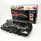 Плита електрична настільна професійна, Стильна електроплита, Якісна настільна електроплита CJ-30, фото 9