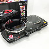 Плита електрична настільна професійна, Стильна електроплита, Якісна настільна електроплита CJ-30, фото 10