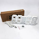 Годинник настільний цифровий електронний led LY-1089, Годинник електронний з підсвічуванням дисплея WZ-85, фото 5