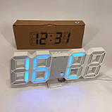 Годинник настільний цифровий електронний led LY-1089, Годинник електронний з підсвічуванням дисплея WZ-85, фото 6